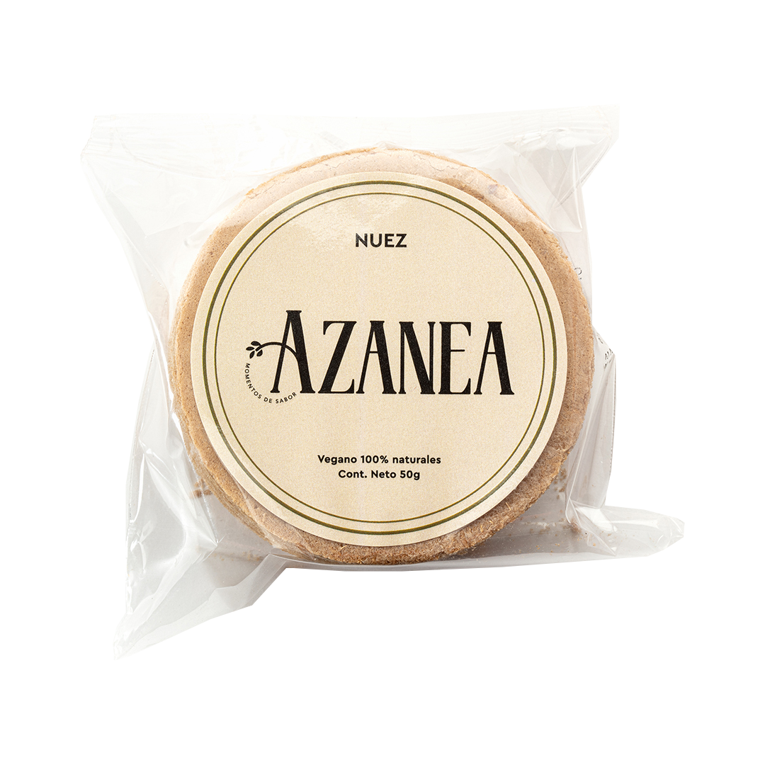 Azanea - Obleas sabor Nuez